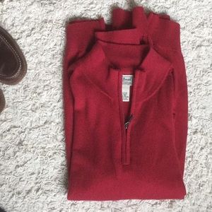 Half zip sweater